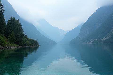 Beautiful Swiss lake view